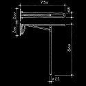 Polsterprofil - Bad-Accessoires d line Holscher Knud (91.882.49.)